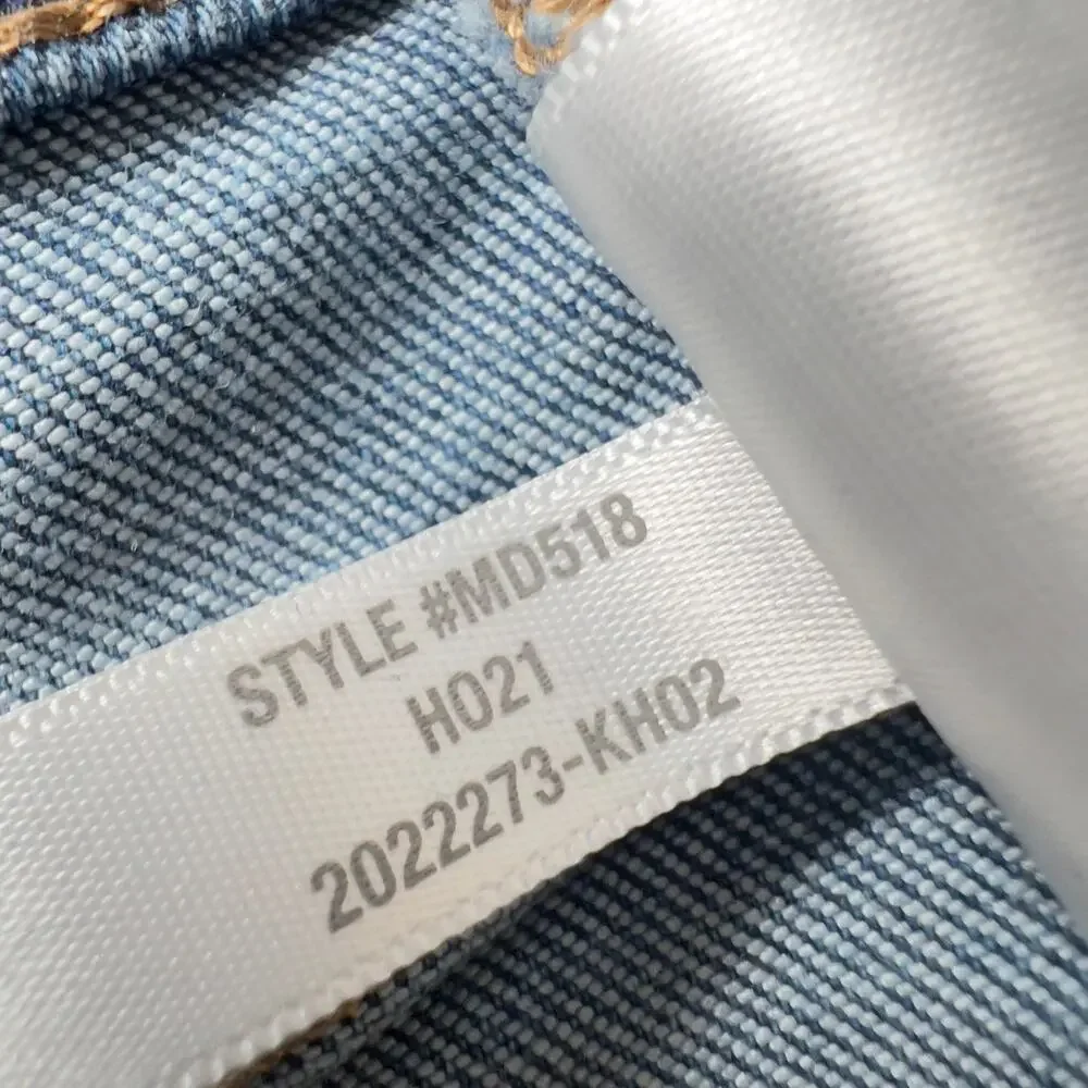 Madewell 10" Roadtripper Jeans Style # MD518 Woman's 27 Skinny High Rise Stretch - Picture 10 of 16